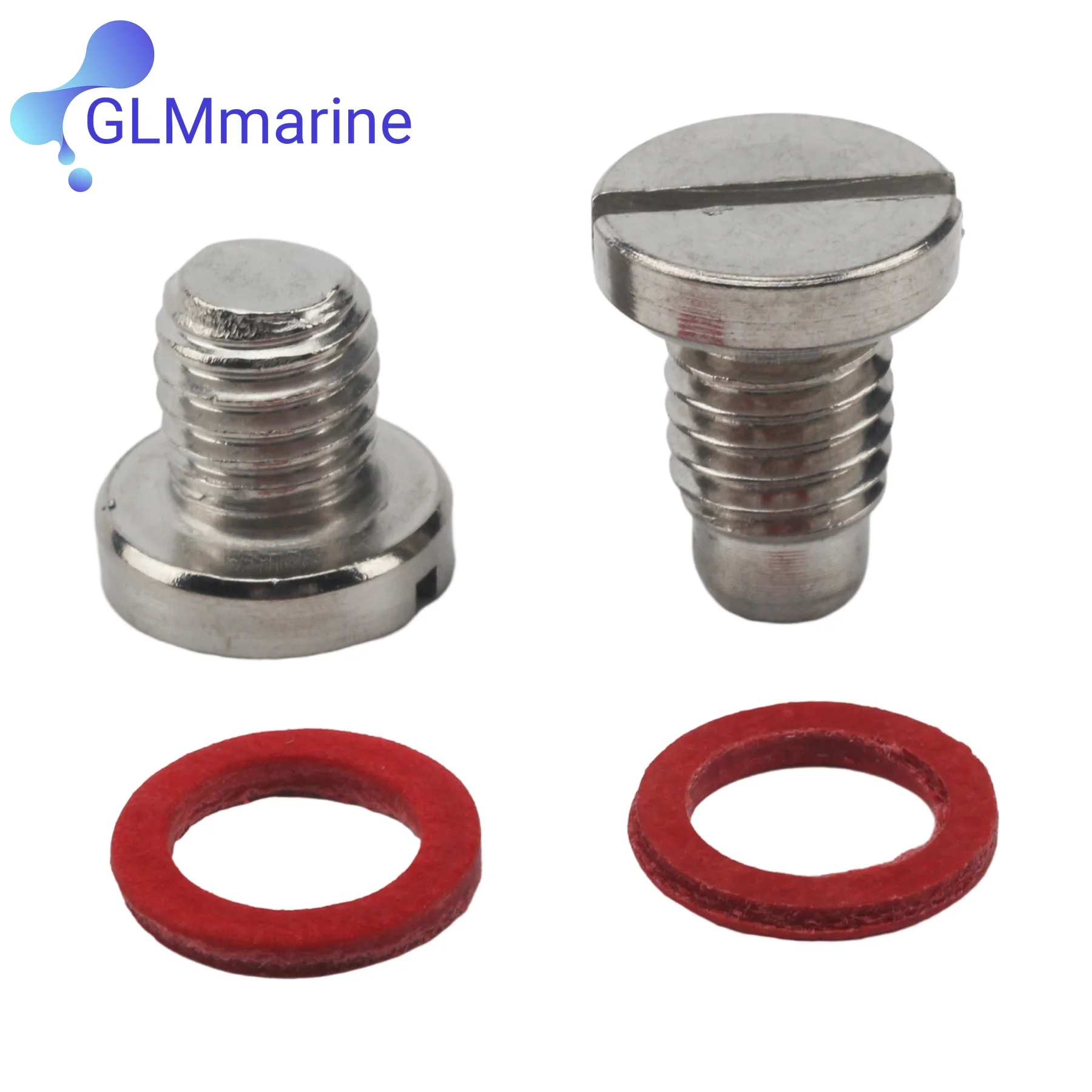 2 Set Magnetic Drain Screws for Yamaha Outboard Motor Engine Boat Parts 9.9 To 300 HP 90340-08002-00 688-45341 90430-08020