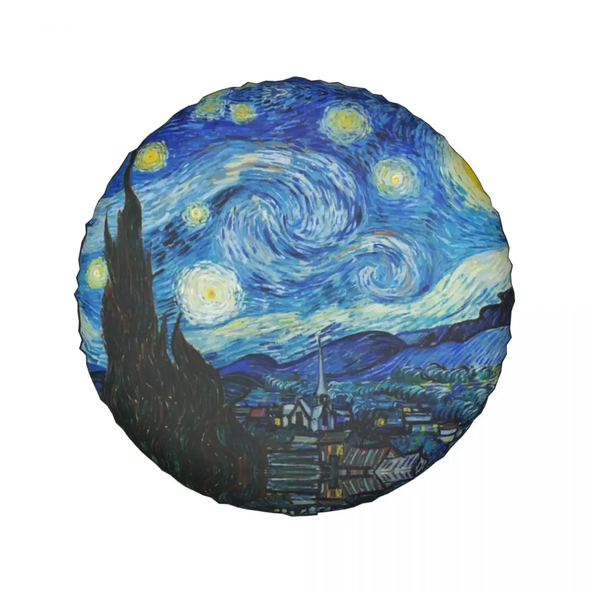 The Starry Night Spare Tire Cover for Van Gogh 4WD 4x4 SUV Car Wheel Covers 14