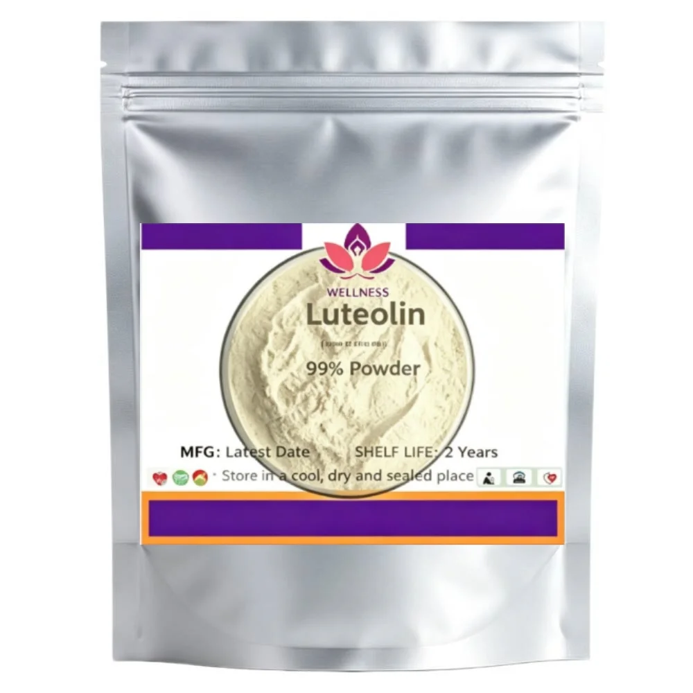 Premium Supply Luteolin Powder Double Deck Plastic Bag forGlobal Distributors handmade personal self-made Raw material