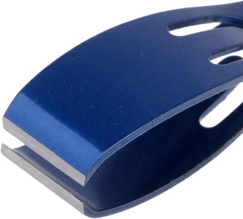 قاطع خط صيد صغير باللون الأزرق/الأخضر - حجم الجيب من الفولاذ المقاوم للصدأ #2