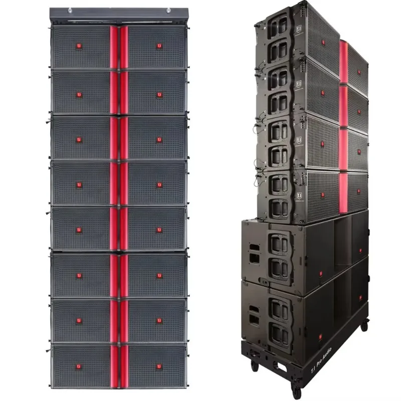 Dual 15 Inch Deep Rich Resonance For Outdoor Stage Live Show Bold Full Tone With Powerful Bass Response