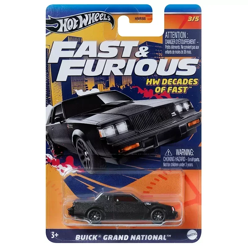 Genuine Hot Wheels HW Decades of Fast Alloy Car Model Toys for Boys 1:64 Fast & Furious Gift Camaro Chevrolet Buick Hummer Sedan