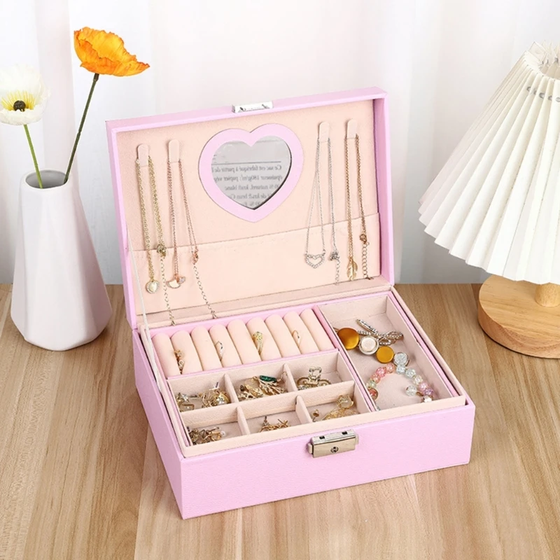 Fashionable Jewelry Container with Dividers Jewelry Storage Box Jewellery Case