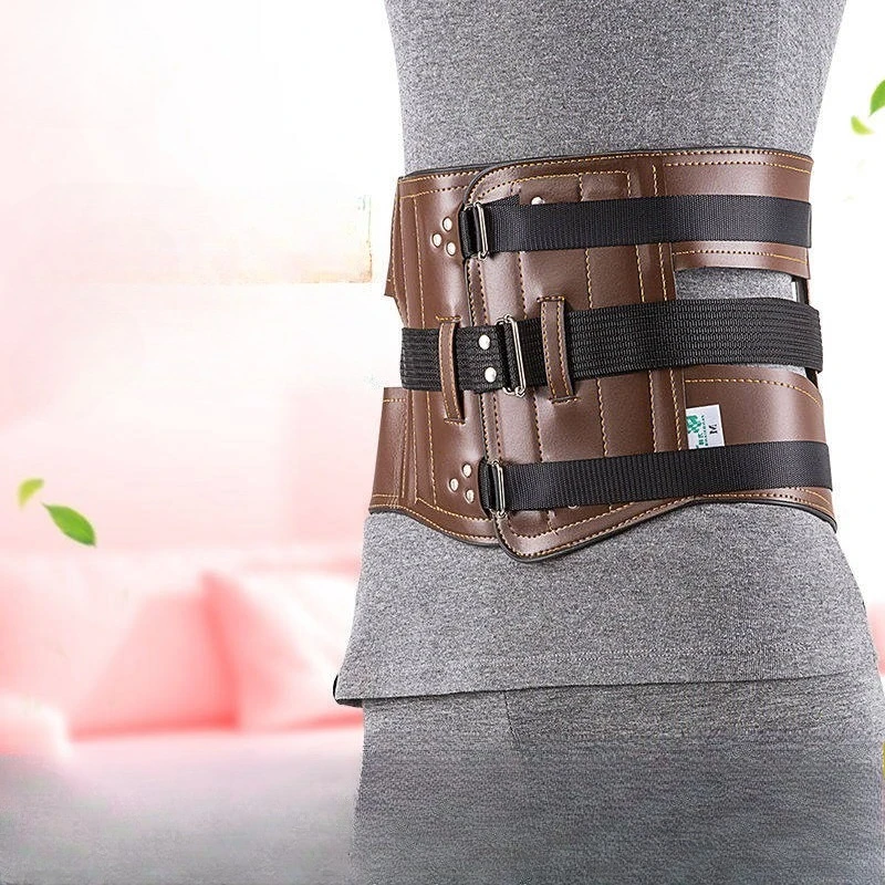 

Послеоперационный корсет для спины с 9 стальными пластинами, дышащий, теплый, для грыжи межпозвоночного диска, унисекс, поддержка поясницы для облегчения боли и восстановления