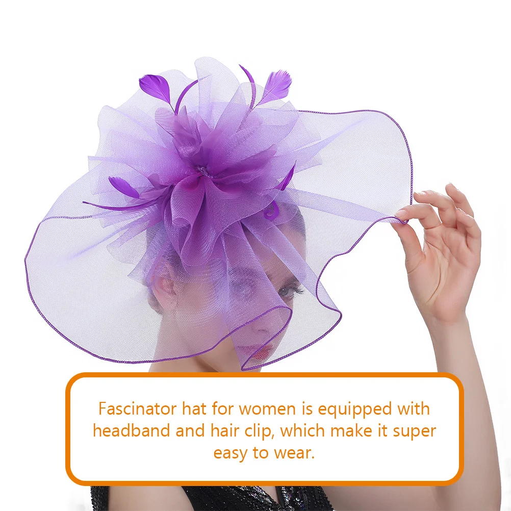 

Mesh Headdress Hair Accessories Women Fascinator Hats Headb 1920 Flapper Tea Party Wedding Bridal Veil Hat Stylish Elegant