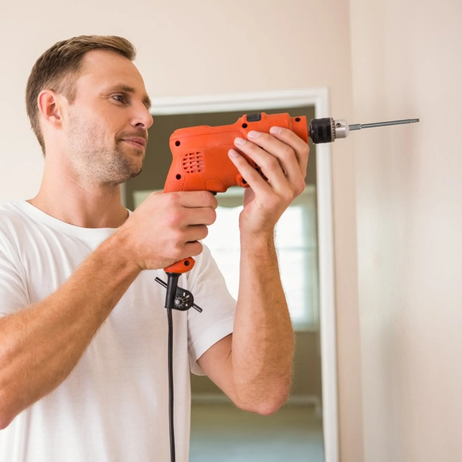 

1Set Screwdriver Bit Set Hollow Plum Blossom S2 Steel Batch Head 50 75 100Mm Lengthened Magnetic Tamper Resistant for Electric