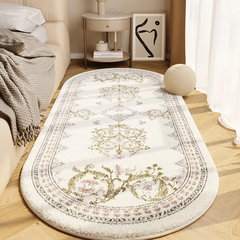 

Living Room Carpet Soft Fluffy Plush Bedroom Bedside Floor Mat Machine Washable Foldable Rug Home Decoration Alfombra Dormitorio