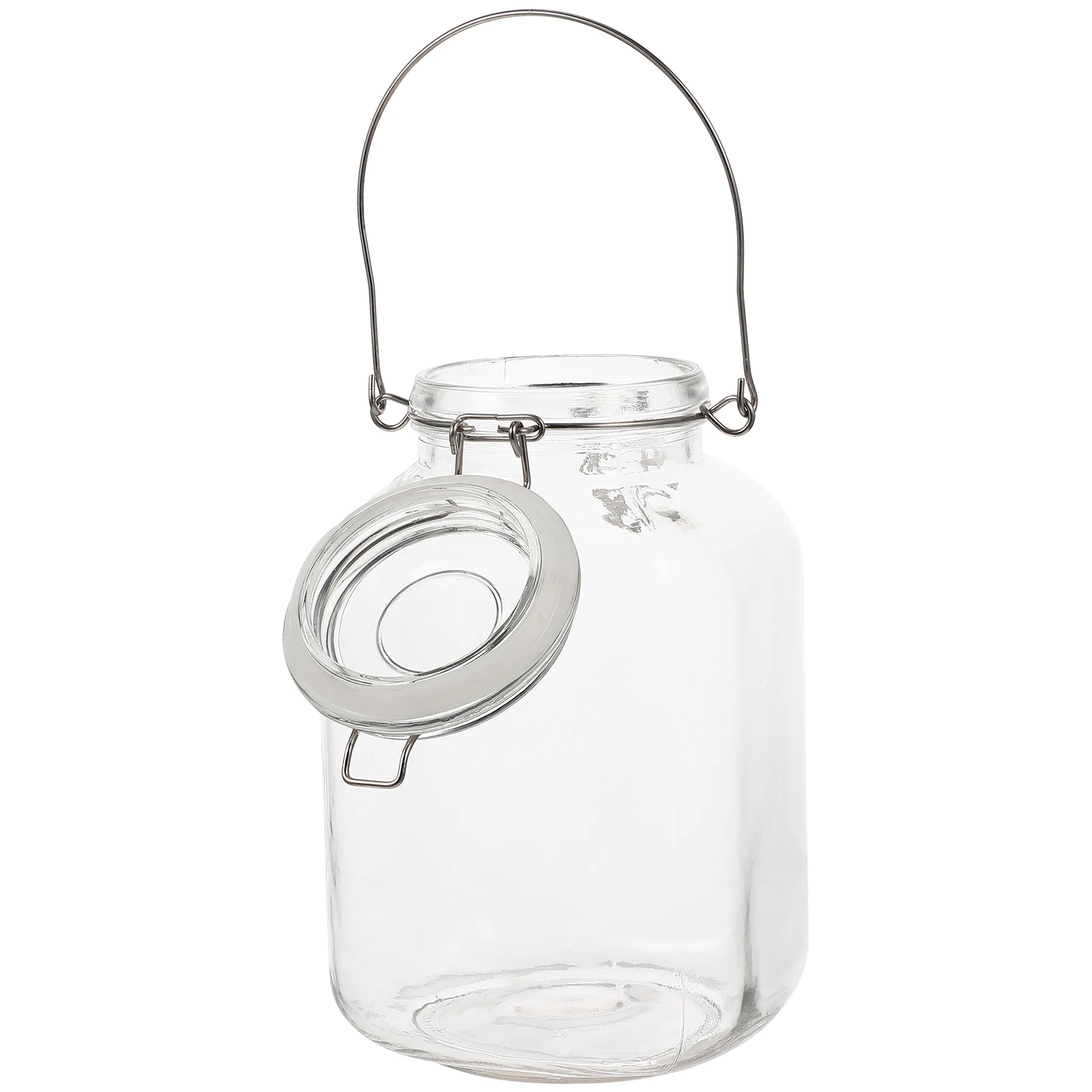 

Sealed Glass Storage Jar Leak Proof Transparent Container for Pickles Spices Grains Kitchen Pantry Organization Multi