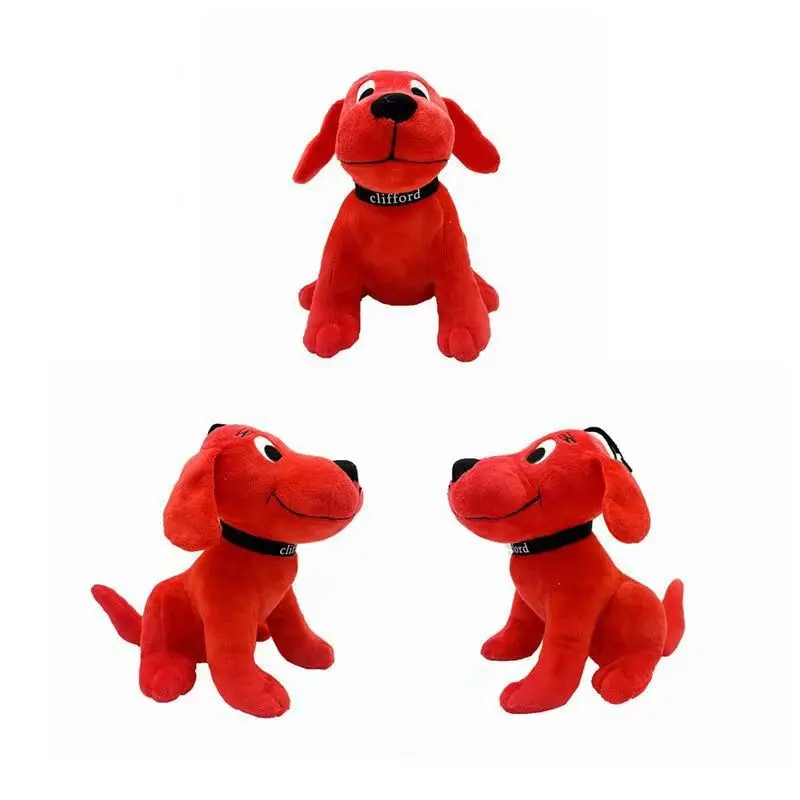 Kawaii 22cm  Clifford The Big Red Dog Plush Doll Cartoon Anime Plush Toy Cute Clifford Soft Stuffed Doll Christmas Toy Gift for