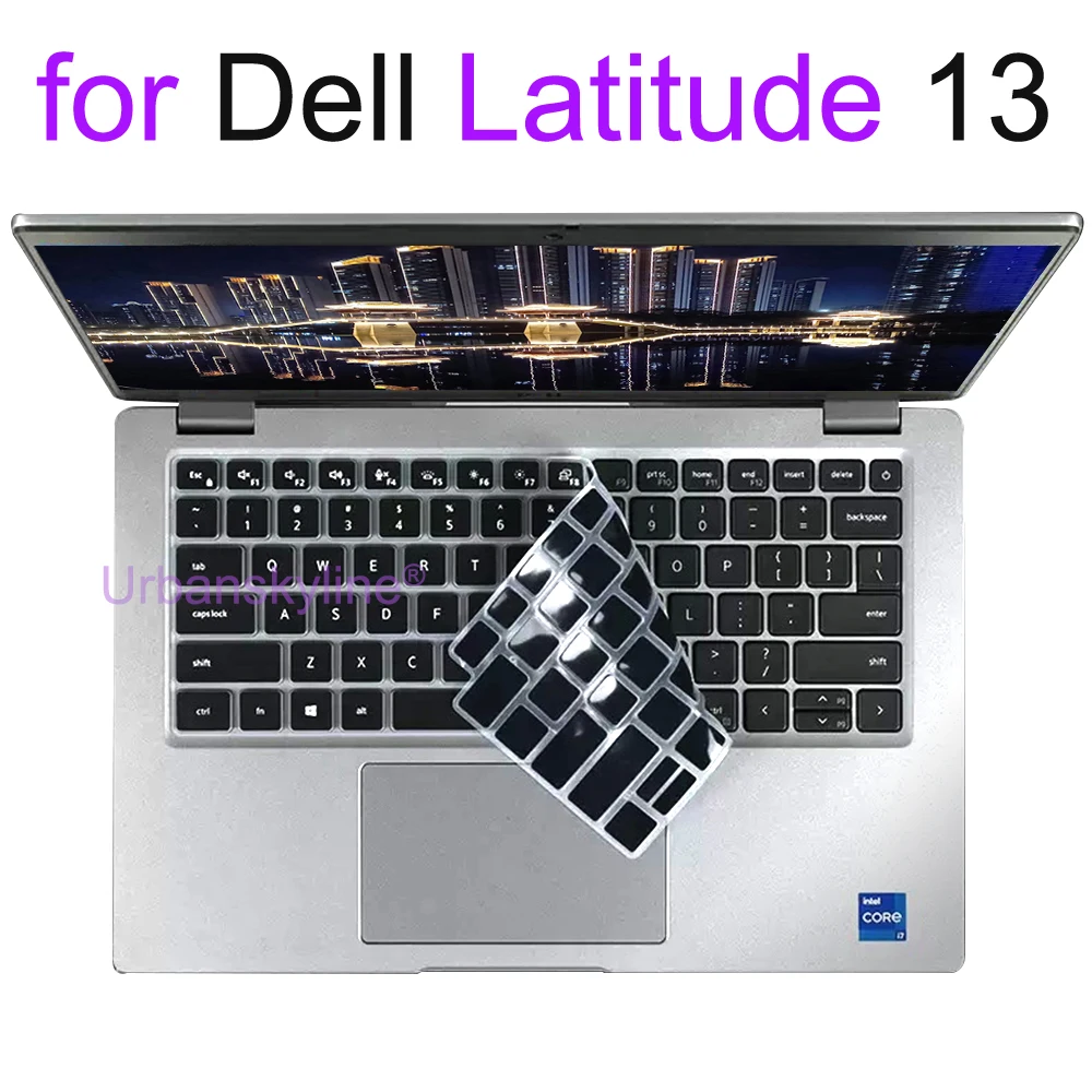 Keyboard Cover for Dell Latitude 13 5000 5350 5340 5331 5330 5320 5310 5300 2 in 1 E7370 Silicone Protector Skin Case 13.3