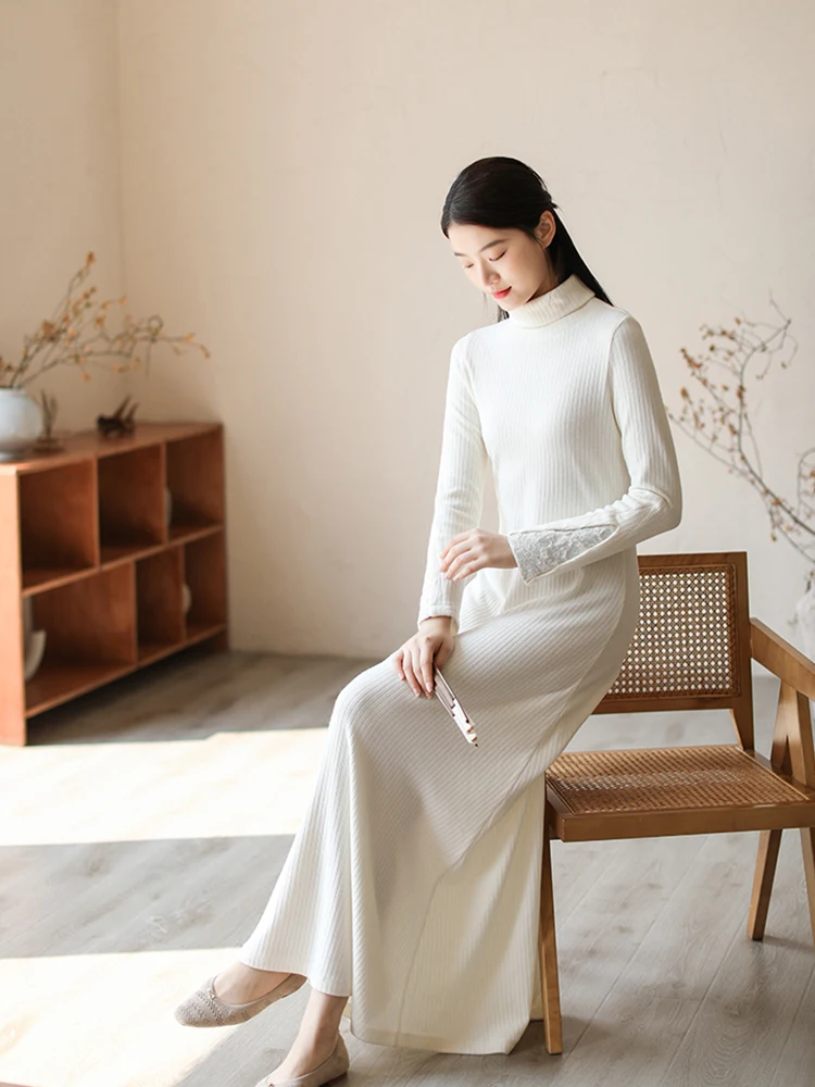 Ele Long Knitted Dr…