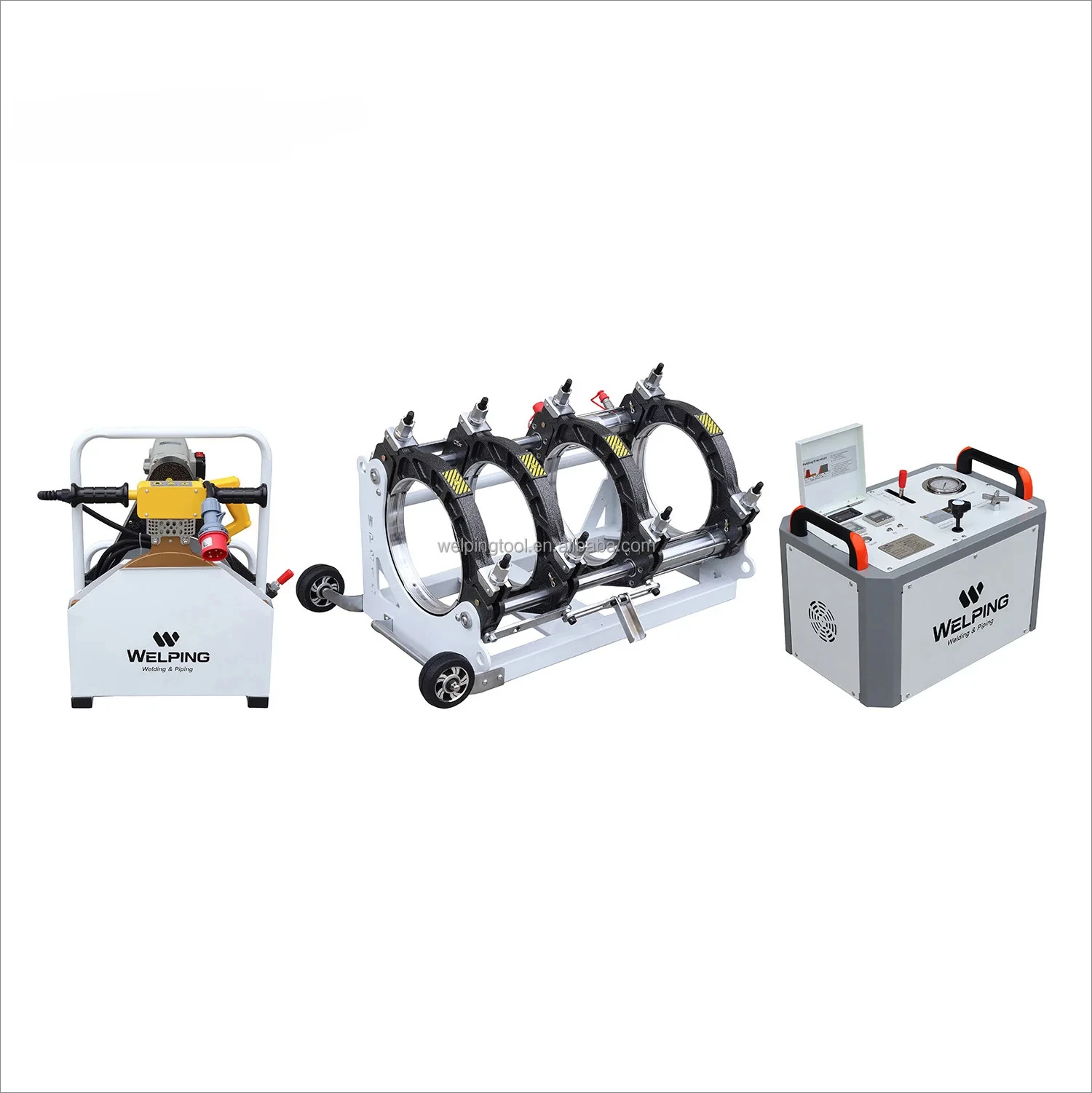 آلة توصيل الأنابيب المؤخرة HDPE الثقيلة 90-315 مم