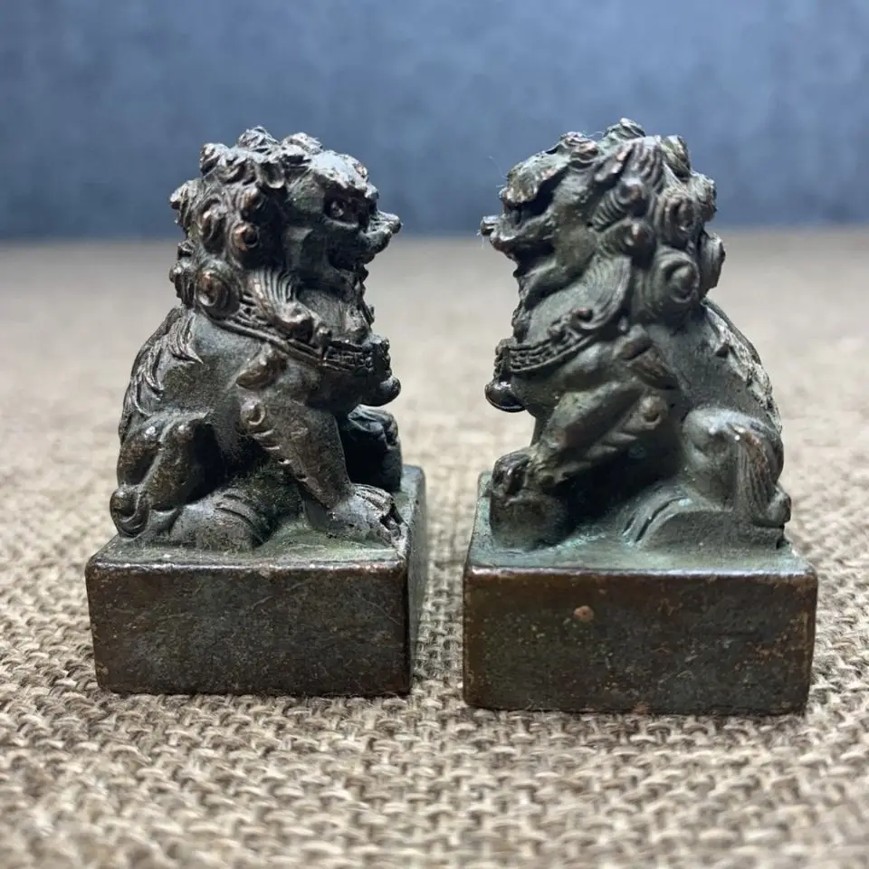 Lion seal  Statue Sculpture Figurines Home Garden Decoration Statues For House