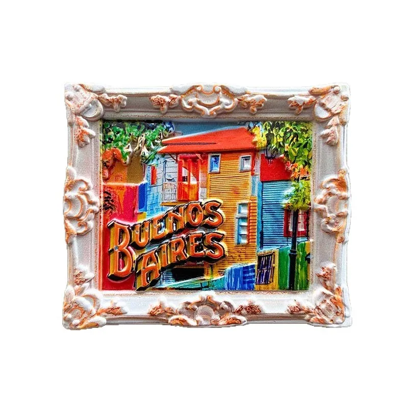 South America Argentina Tango 3D Fridge Magnets Tourism Souvenir Refrigerator Sticker Handicraft Gift Decoration