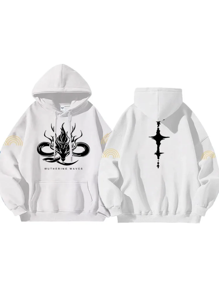 Wuthering Waves Spiel Rundhals Hoodie Cosplay Hoodies Sweatshirt Anime Top