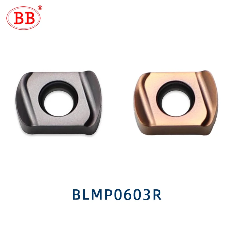 BB BLMP BLMP0603R End Mill CNC Milling Cutter Roughing Machining Four Edge R1.6 Fast Feed Shell Indexable Insert