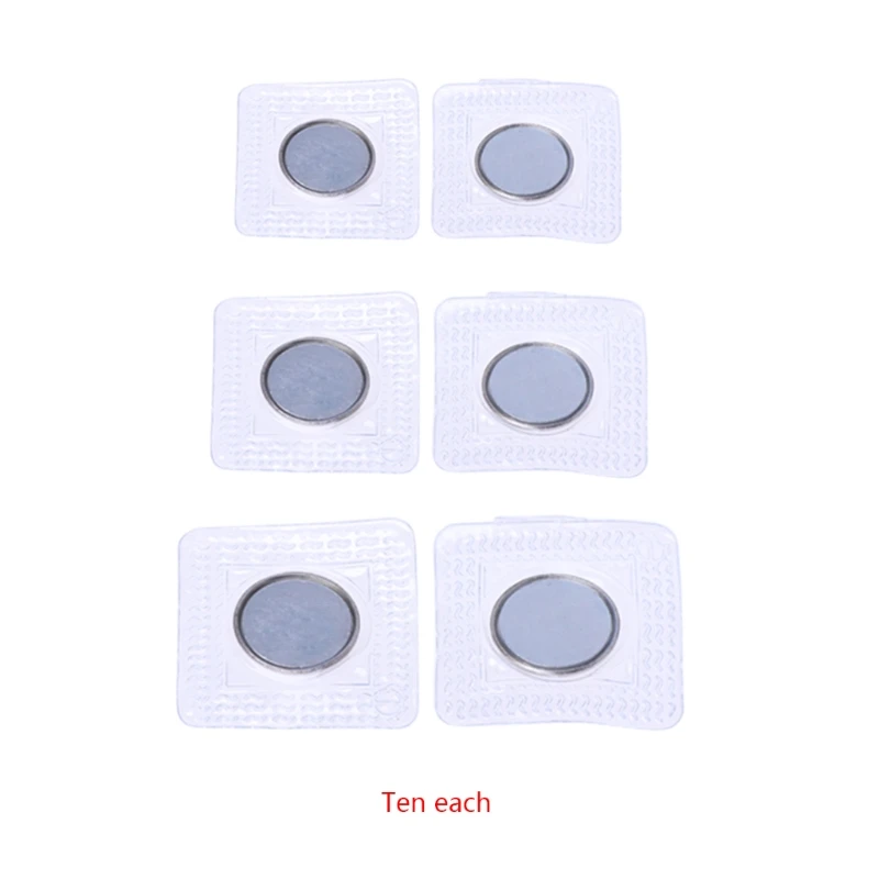 Y1UB 10 Sets Invisible Sew Magnet Fastener For Handbag Clothing