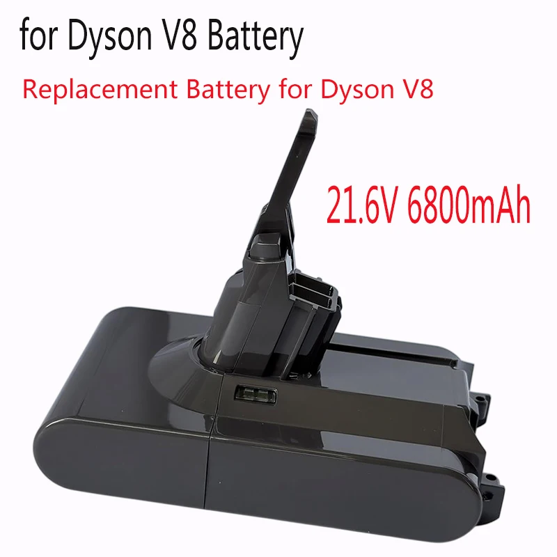 

Для Dyson V8 аккумулятор Powtree 6800 мАч 21,6 В Absolute V8 Animal Li-ion SV10 серии пылесосов аккумуляторные батареи
