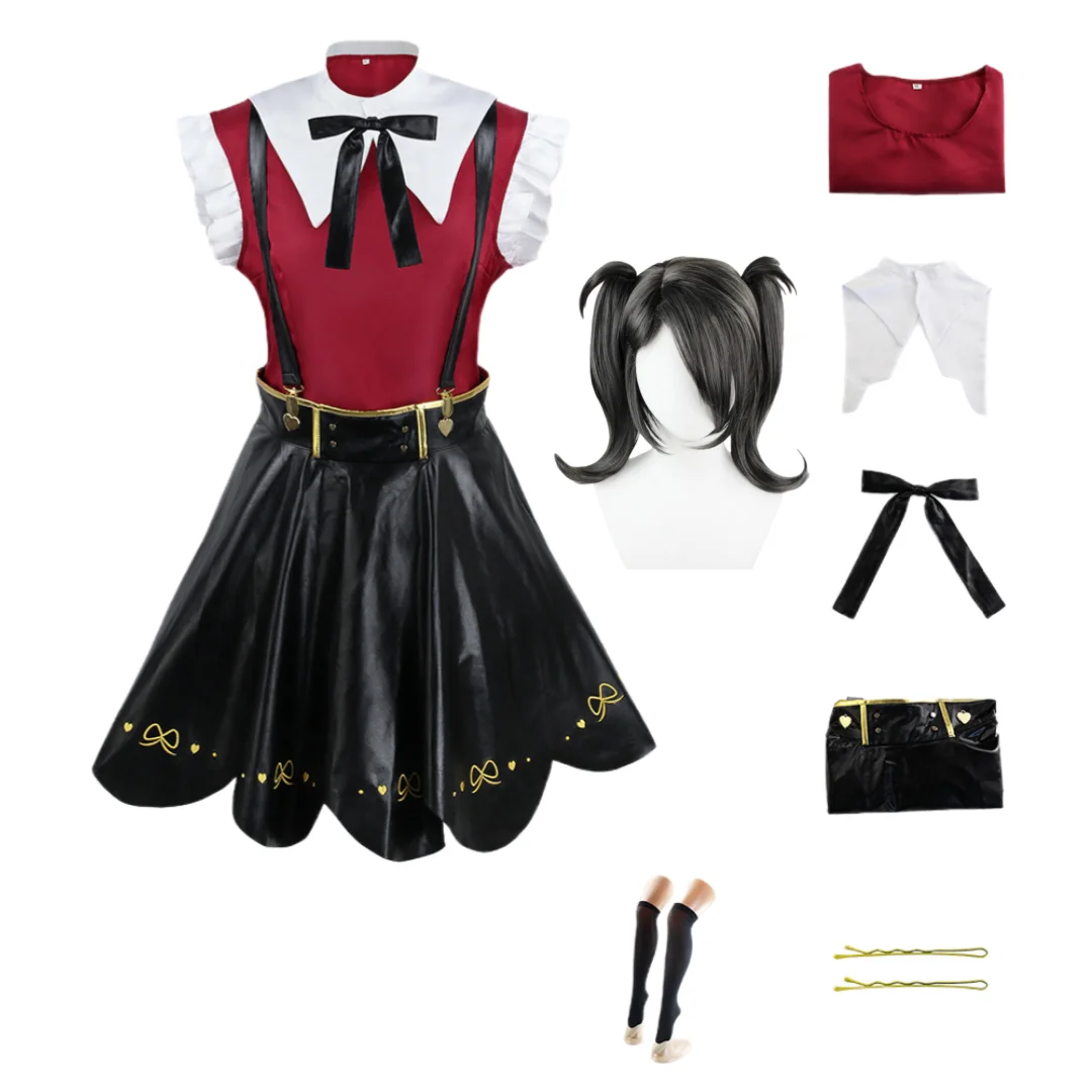 

Game Needy Girl Overdose Cosplay Costume Wig Anime JK Uniform Abyss KAngel Ame Chan Cosplay Costume