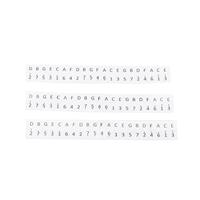 17 Key Kalimba Note Stickers Set Thumb Piano Labels Easy Identification Musical Decoration 128x18mm Protection Stickers