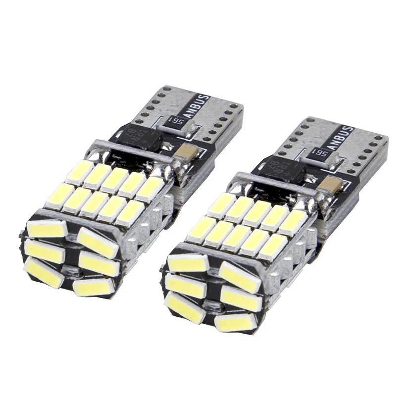 

100PCS T10 LED Bulbs Set CANBUS W5W 194 4014/26SMD 12V Car Interior Reading Dome Signal Lights License Plate Bulbs - Error Free