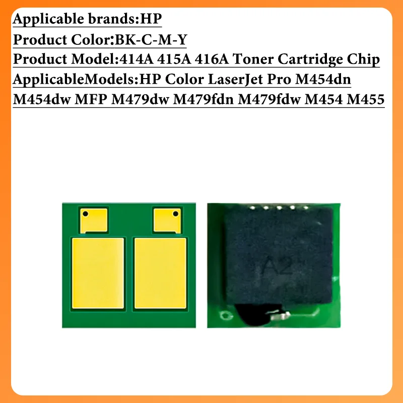 414A 415A 416A Toner Cartridge Chip-1/3 SET For HP Color LaserJet Pro M454dn  M454dw MFP M479dw M479fdn M479fdw M454 M455
