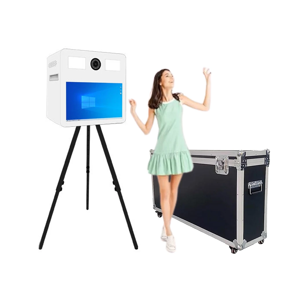 

Portable 21.5 Inches Touch Screen Photo Booth Instant Print Dslr Photo Booth