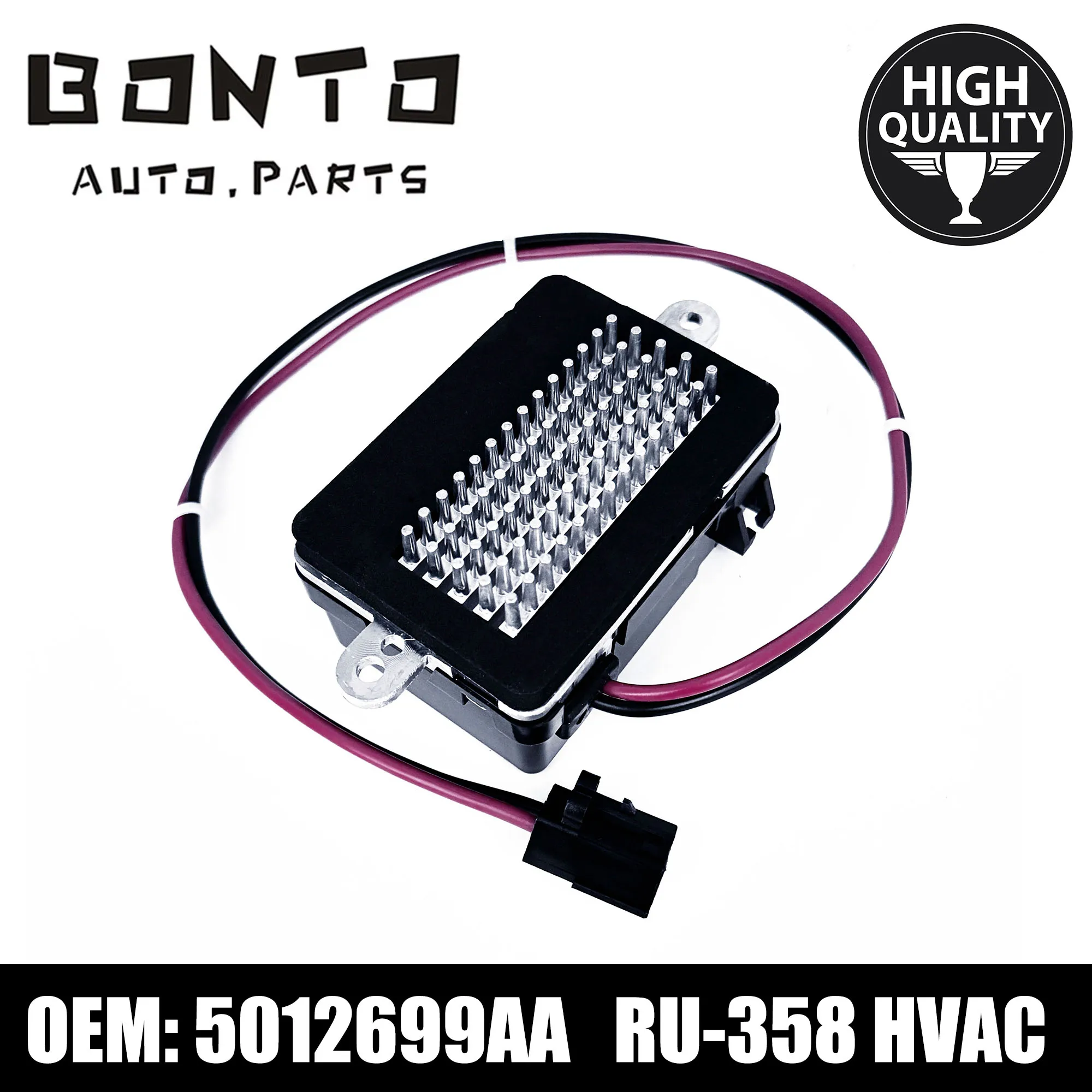 

Резистор двигателя вентилятора BONTO для Jeep Grand Cherokee 1999-2004, замена 5012699AA RU-358