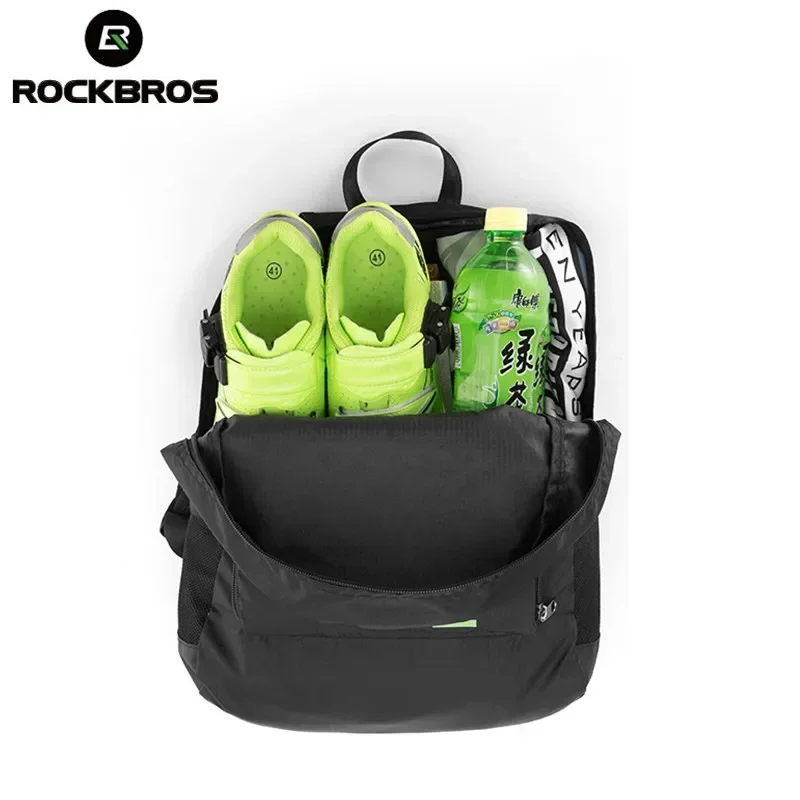 ROCKBROS Portable Sports Backpack Rainproof Foldable Bags Hiking Camping Cycling Bicycle Bike Bags Men Women Package Travel Bag