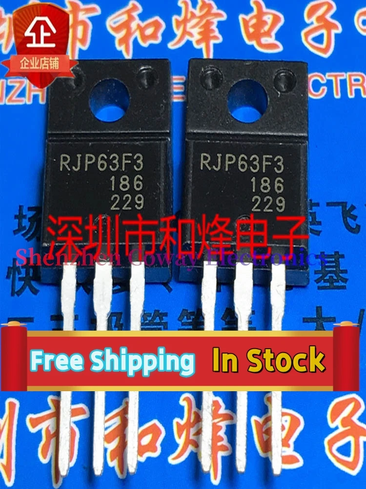 10PCS-30PCS  RJP63F3  TO-220F MOS 630V 40A   In Stock Fast Shipping