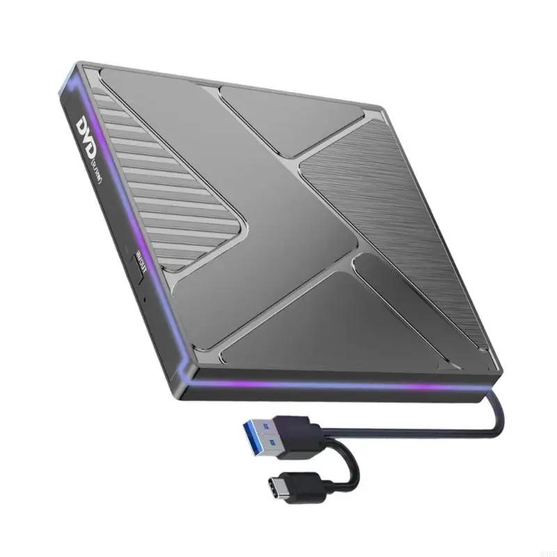 

External Disc Drive USB3.0 Type C Disc Player Burning Reader Compatibles Laptop Desktop Multiple Systems 83CE