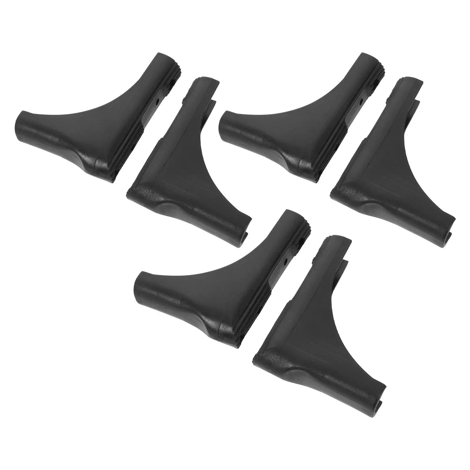 6Pcs Drying Rack Leg Covers Non-Slip Durable Uv Resistant Easy Install Noise Absorption Stylish Design Laundry Rack Accessories