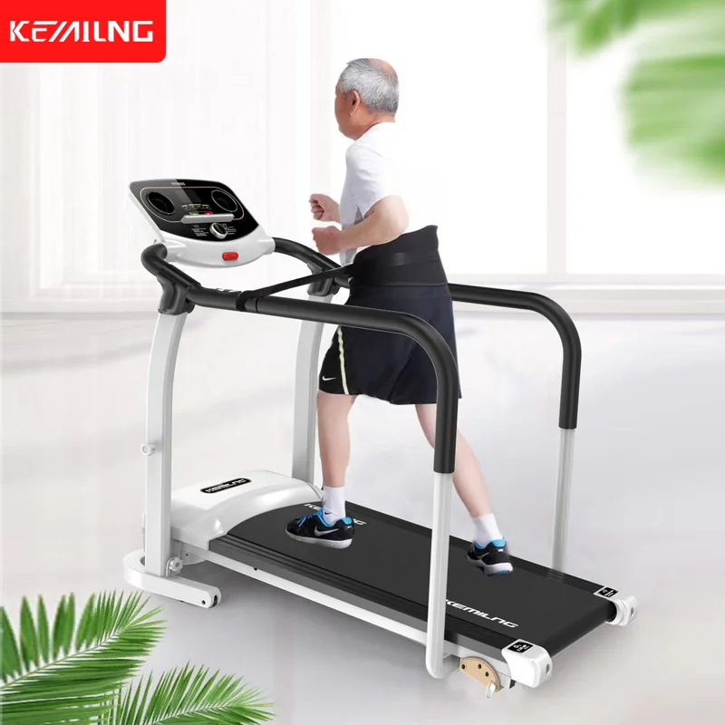 Treadmill Cross-border Senior Treadmill Household Plus Handrails Upgraded Slope Fitness Walking Treadmill