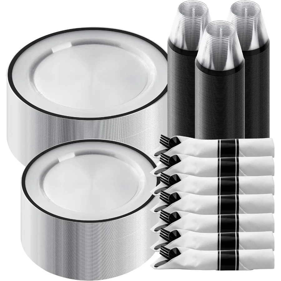 350 Piece Black Pla…