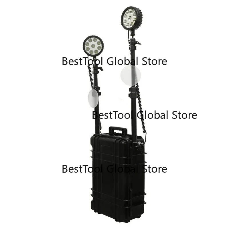 Po-le RGB White Light Emitting Diode Emergency Lighting System Mobile Light with DC Power IP65