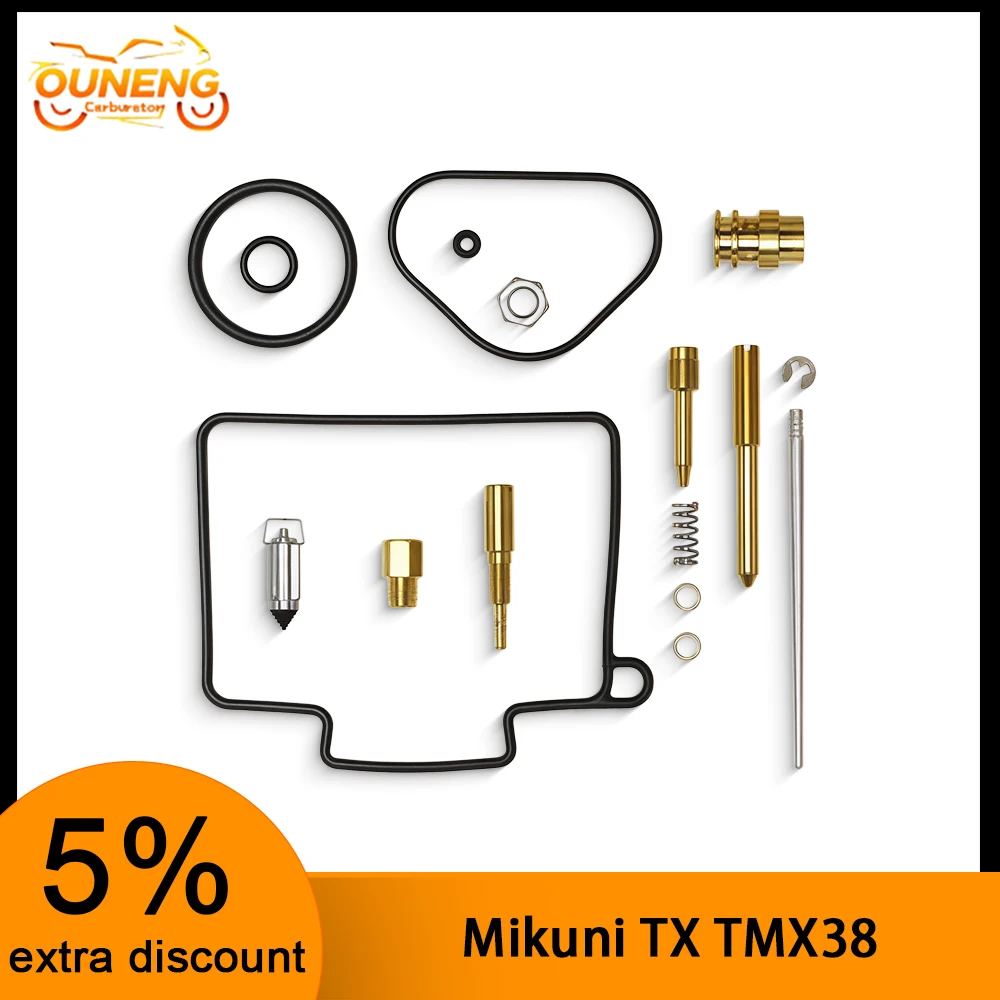 Para Mikuni TX TMX38 55431001244 16100-KZ3-L32 2017 KTM 125/150/250 SX XC-W 300 XC XC-W Kit de reparación de carburador de motocicleta