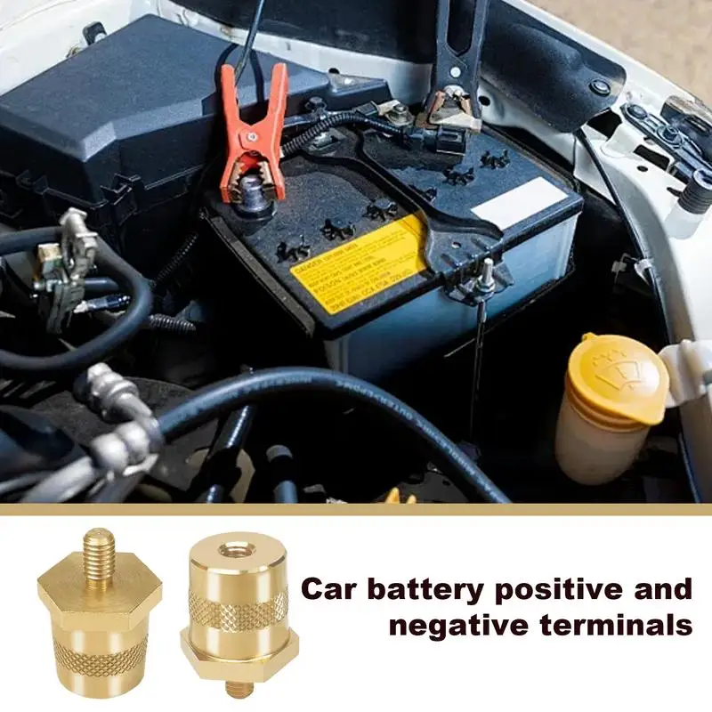 Battery Terminal For Car Positive & Negative Auto Battery Cable Terminals Battery Terminal For Car Truck Vehicle Ship Boat RV