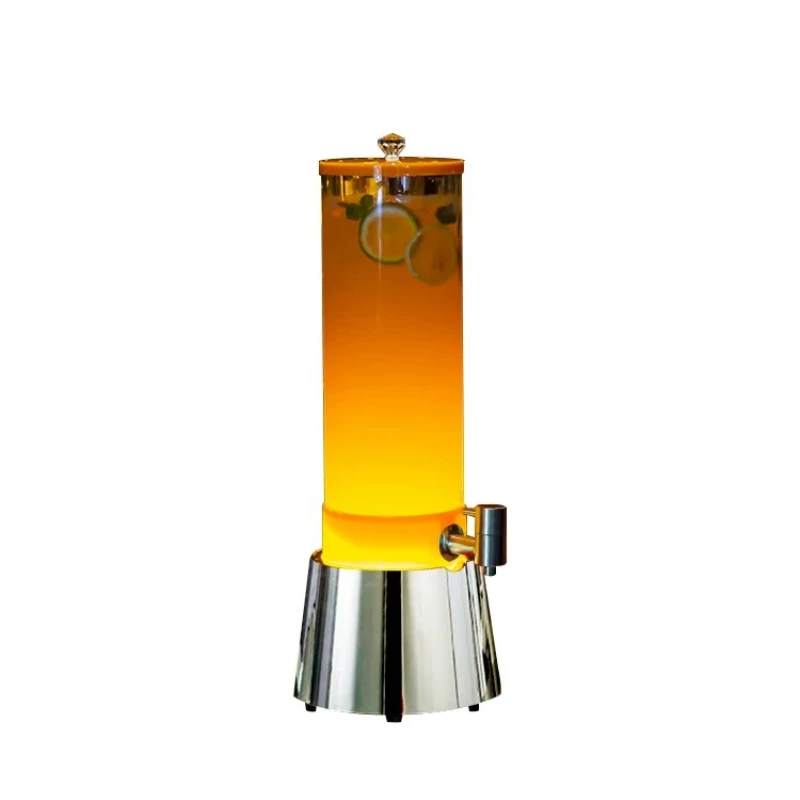 Luminous wine cannon bar KTV dining bar special Coke bucket with faucet 2 liters craft beer keg