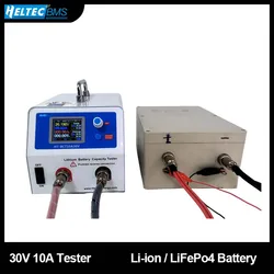 Heltec battery pack Maintenance instrument 10A Charge/Discharge battery capacity tester for 18650/21700 Lipo/lifepo4 30V