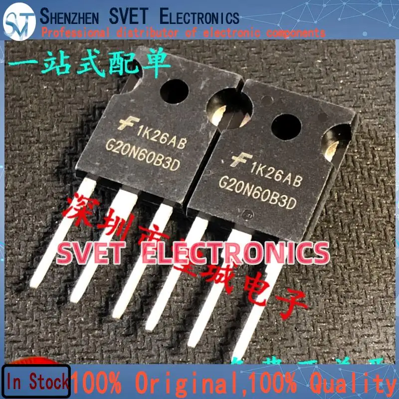 

10PCS-50PCS HGTG20N60B3D G20N60B3D TO-247 40A 600V Original In Stock Fast shipping