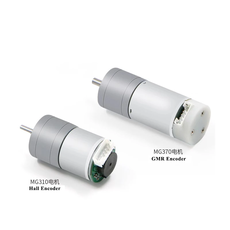 New MG310 DC Reduction Motor With AB Phase 500 Wire High-Precision GMR Encoder MG370 for STM32 ROS Robot Car