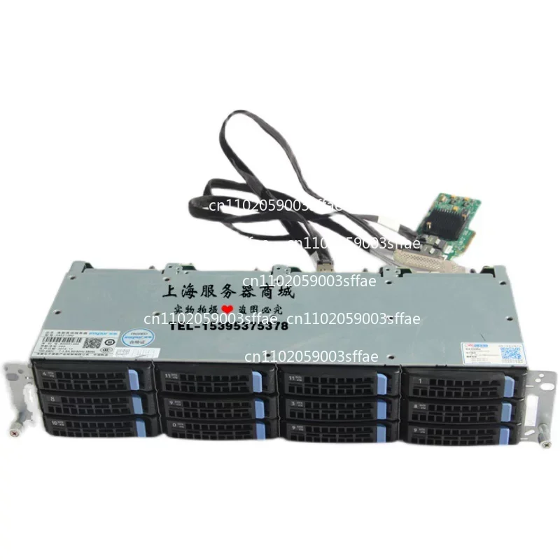 

3.5-inch 6Gb Hard Disk Cage 8643 12GB Storage NAS CDN Hot-swappable SAS/SATA Daisy 12-bay