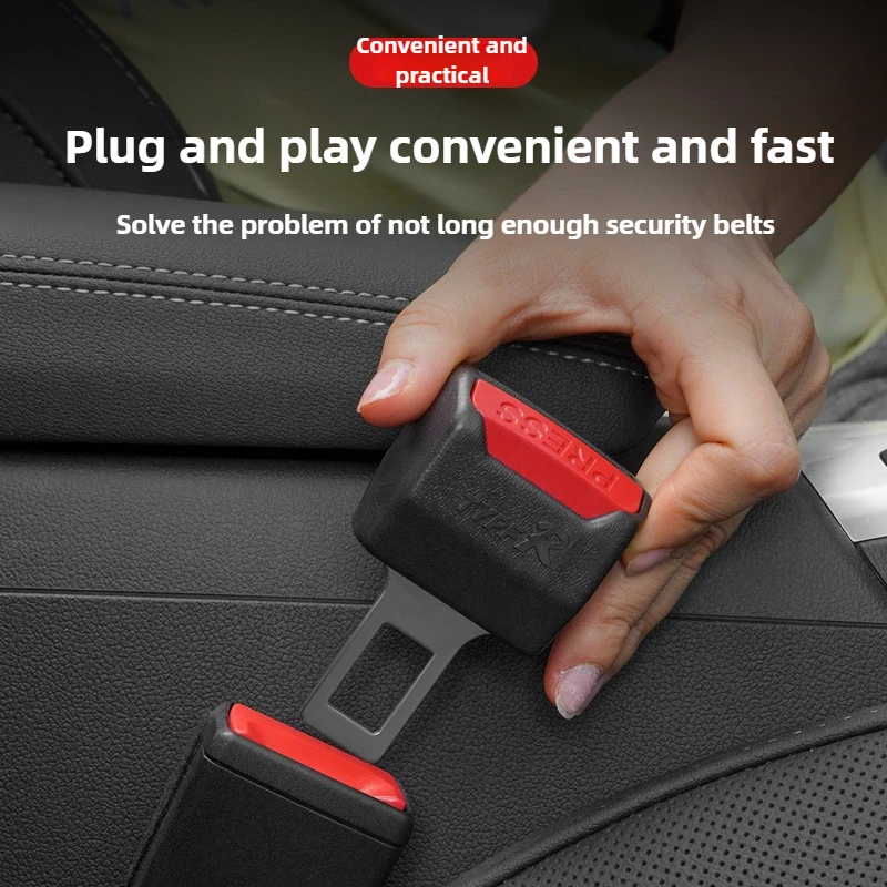 Car Universal Seat Belt Extender Buckle Car Seat Belt Insert Buckle Thickened Shoulder Protection Plug