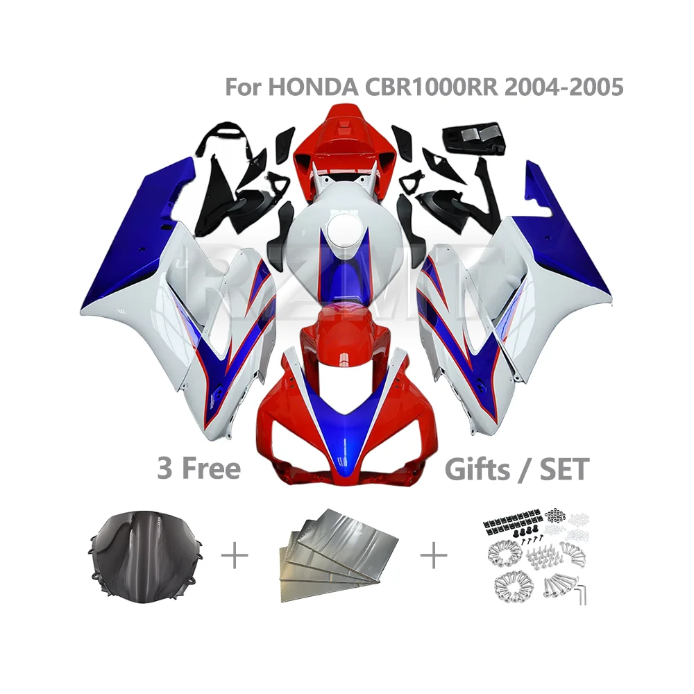 

Комплект обтекателя мотоцикла для HONDA CBR1000RRR 2004-2005 CBR 1000RR ABS впрыск индивидуальные обтекатели комплект деталей кузова H1005-132a