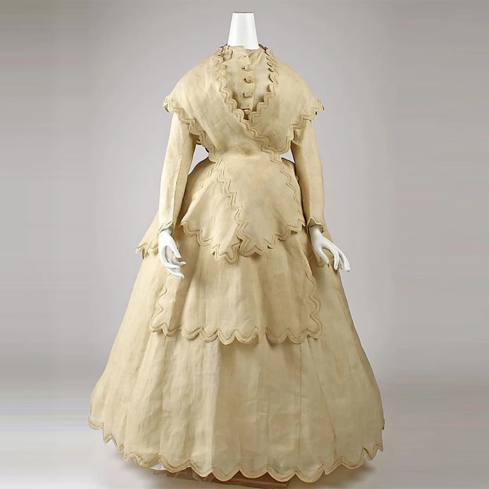

1870s Visiting Costume Victorian Royal Queen Walking Dress Renaissance Colonial Civil War Manor Duchess Tea Party Ball Gown