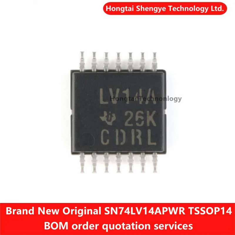 New Original Genuine SN74LV14APWR TSSOP-14 Six Schmitt Trigger Inverter Chip