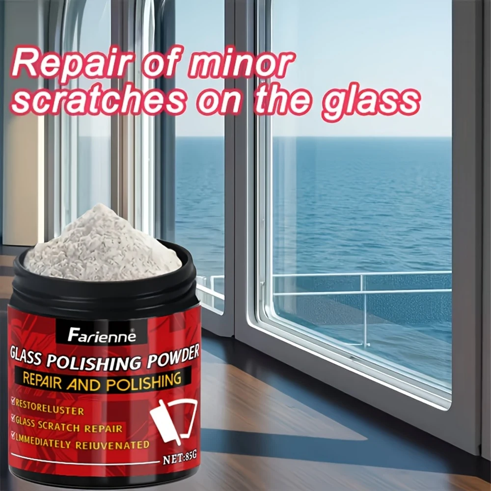 Высококачественный порошок для полировки стекла — профессиональная полировка поверхностей стекла для удаления царапин меньшинств и восстановления стекла транс.