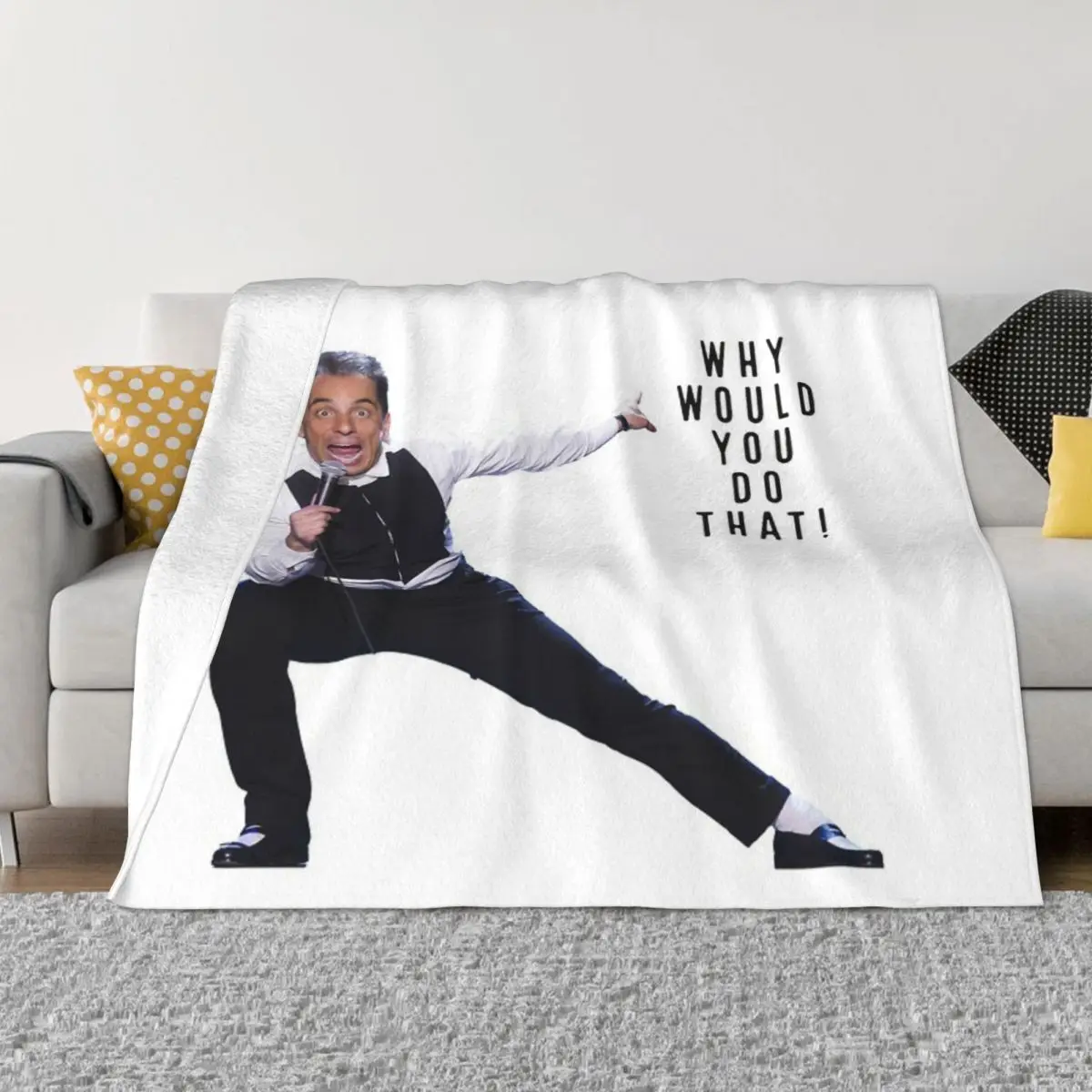 Sebastian Maniscalco - Why Would You Do Quilt Bedroom Winter Blankets Blankets And Blankets Throw Blanket