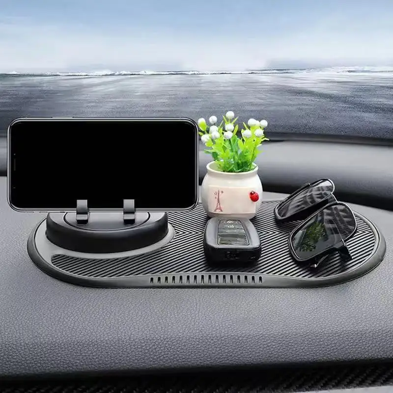 متعددة الوظائف سيارة المضادة للانزلاق حصيرة حامل هاتف السيارات عدم الانزلاق لزجة مكافحة الشريحة داش الهاتف جبل سيليكون لوحة القيادة وسادة السيارة حصيرة #3
