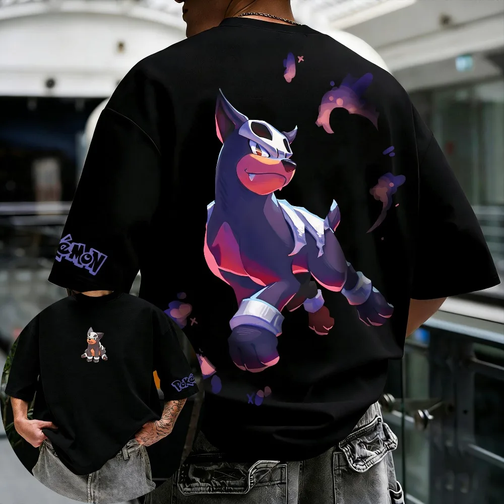 camiseta-unissex-oversized-estampada-pokemon-houndour-2026-verao-estilo-harajuku-anime-y2k-hip-hop-casual
